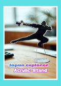 Japan explorer Acrylic Stand Ninja Jump
